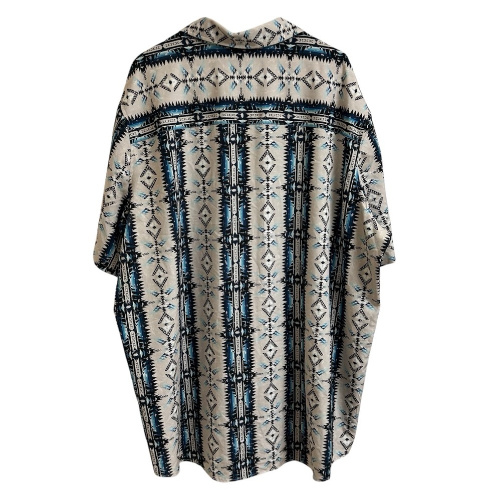 Panhandle Performance Aztec Print Western Short S… - image 2